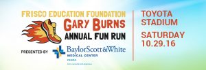 Frisco Education Foundation Gary Burns Fun Run @ Toyota Stadium